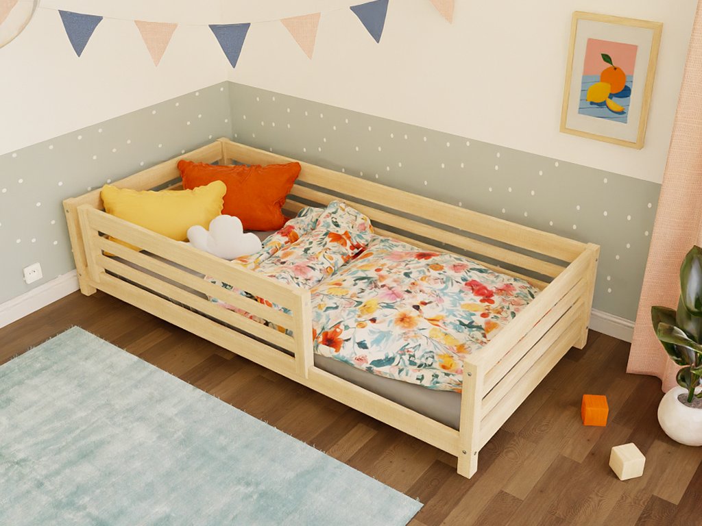 TULY Montessori Ágy leesésgátlóval - választható szín és méret